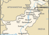 Mappa del Pakistan (WikiMedia)