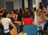 Studenti in un momento del corso