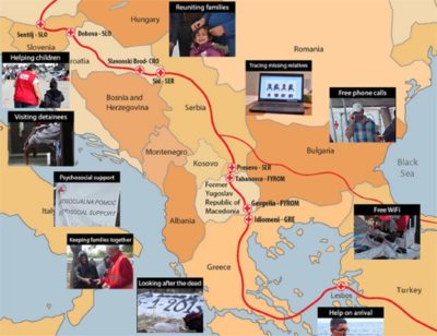 Migration Map - Croce Rossa